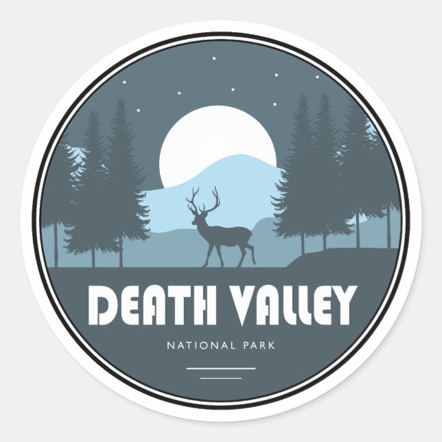 Sticker Rond Parc national de Deer Valley (Devant)