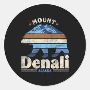 Sticker Rond Parc national de Denali Alaska Randonnée Camping V