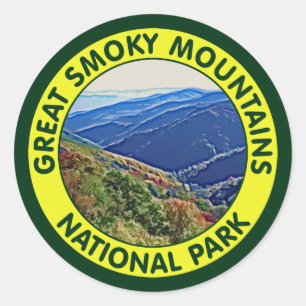 Sticker Rond Parc national de Great Smoky Mountains