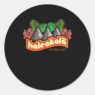 Sticker Rond Parc national de Haleakala Hawaii