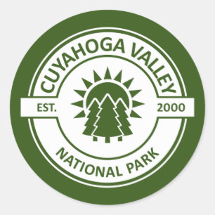 Sticker Rond Parc national de la vallée de Cuyahoga