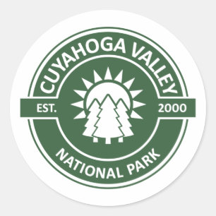 Sticker Rond Parc national de la vallée de Cuyahoga