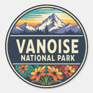 Sticker Rond Parc national de la Vanoise France Voyage