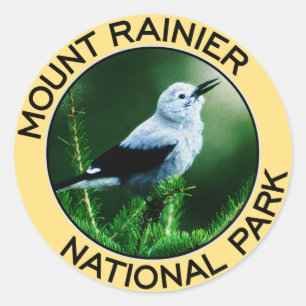 Sticker Rond Parc national de mont Rainier