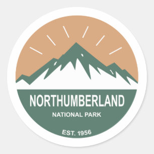 Sticker Rond Parc national de Northumberland