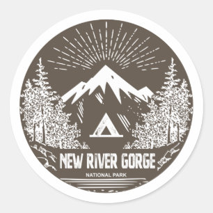 Sticker Rond Parc national de River Gorge