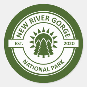 Sticker Rond Parc national de River Gorge