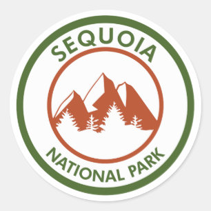 Sticker Rond Parc national de Sequoia