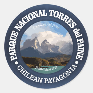 Sticker Rond Parc national de Torres del Paine