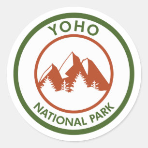 Sticker Rond Parc national de Yoho