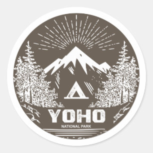 Sticker Rond Parc national de Yoho