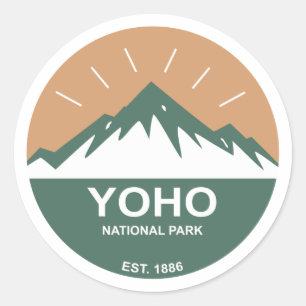 Sticker Rond Parc national de Yoho