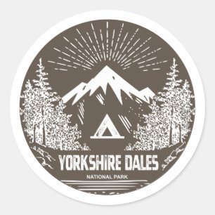 Sticker Rond Parc national de Yorkshire Dales