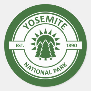 Sticker Rond Parc national de Yosemite