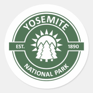 Sticker Rond Parc national de Yosemite