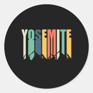 Sticker Rond Parc national de Yosemite-californie Souvenir-camp