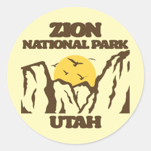 Sticker Rond Parc national de Zion