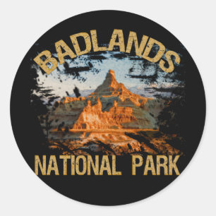 Sticker Rond Parc national des Badlands