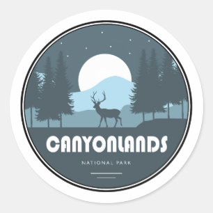 Sticker Rond Parc national des Canyonlands Deer