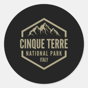 Sticker Rond Parc national des Cinque Terre Italie
