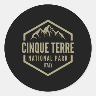 Sticker Rond Parc national des Cinque Terre Italie
