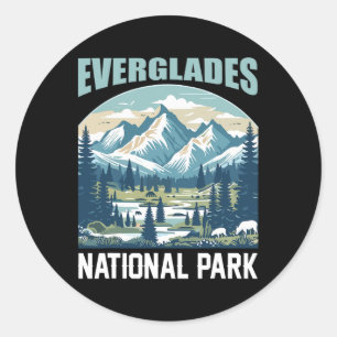 Sticker Rond Parc national des Everglades Nature Randonnée Exté