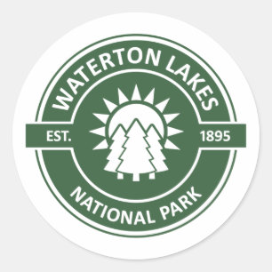 Sticker Rond Parc national des Lacs-Waterton