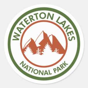 Sticker Rond Parc national des Lacs-Waterton