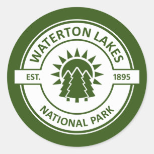 Sticker Rond Parc national des Lacs-Waterton