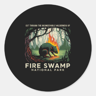 Sticker Rond Parc national des marais-feux Camping Montagne Ran