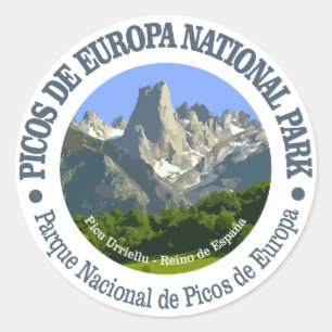 Sticker Rond Parc national des Picos de Europa