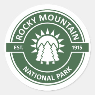 Sticker Rond Parc national des Rocheuses