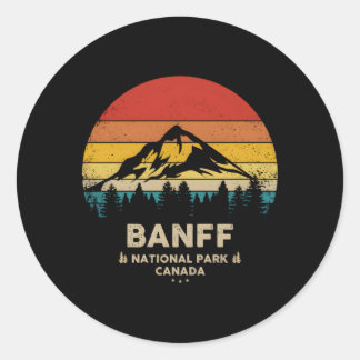 Sticker Rond Parc national du Canada Banff