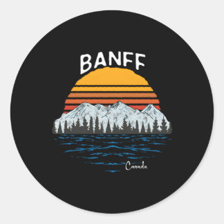 Sticker Rond Parc national du Canada Banff Alberta