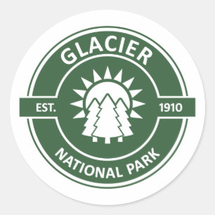 Sticker Rond Parc national du Glacier