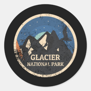 Sticker Rond Parc national du Glacier