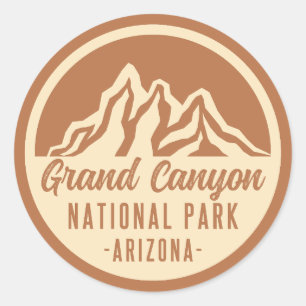 Sticker Rond Parc national du Grand Canyon Arizona