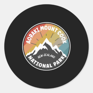 Sticker Rond Parc national du Mont Cook Aoraki NZ