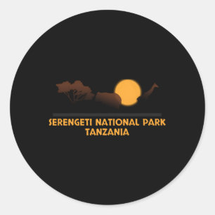 Sticker Rond Parc national du Serengeti Tanzanie