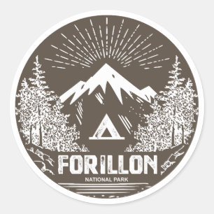 Sticker Rond Parc national Forillon