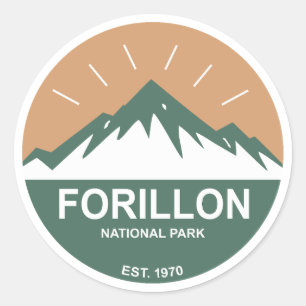 Sticker Rond Parc national Forillon