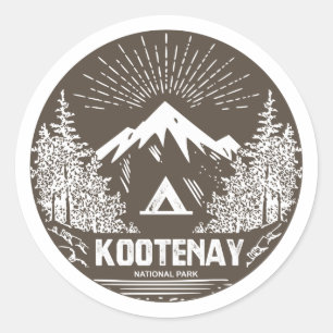 Sticker Rond Parc national Kootenay