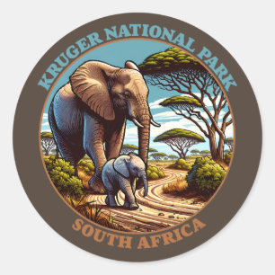 Sticker Rond Parc national Kruger Afrique du Sud