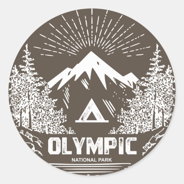 Sticker Rond Parc national olympique (Devant)