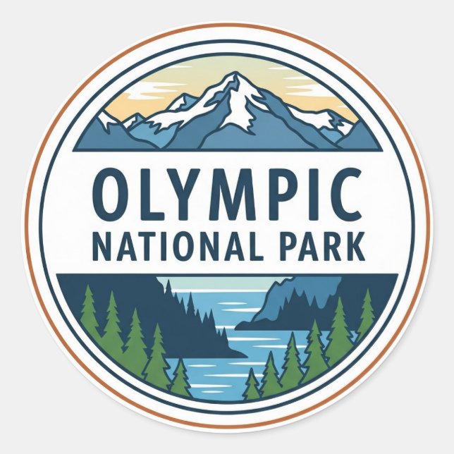 Sticker Rond parc national olympique de Washington (Devant)