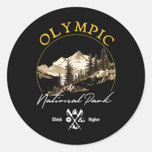 Sticker Rond Parc National Olympique Retro Vintage Apparel - So