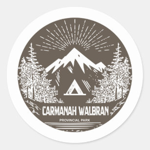 Sticker Rond Parc provincial Carmanah Walbran