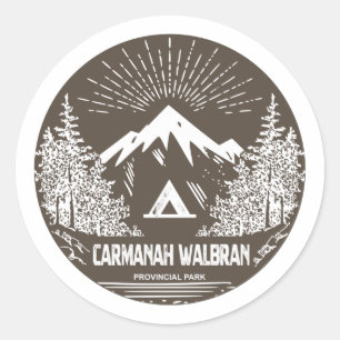 Sticker Rond Parc provincial Carmanah Walbran