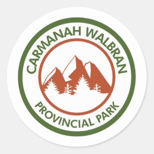 Sticker Rond Parc provincial Carmanah Walbran