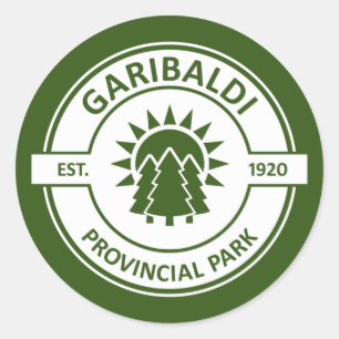 Sticker Rond Parc provincial de Garibaldi